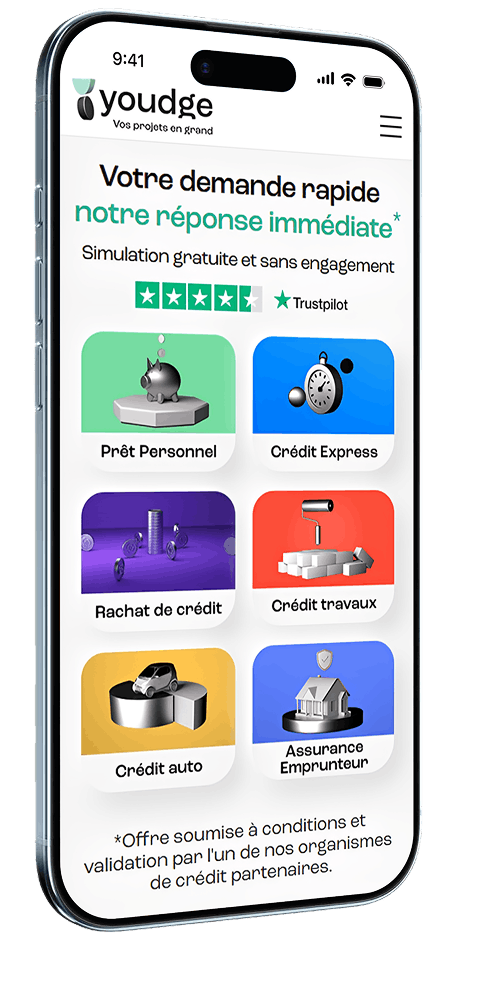 Youdge credit rapide - credit en ligne - youdge courtier credit conso - credit consommation - pret rapide en ligne