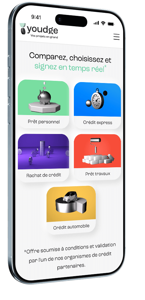 Youdge credit rapide - credit en ligne - youdge courtier credit conso - credit consommation - pret rapide en ligne - pret rapide sans refus - credit rapide - youdge credit sans justificatif - meilleur simulateur credit 2025